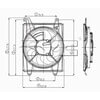 TYC 610580 A/C Condenser Fan Assembly Cooling Fan Assembly