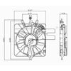 611010 by TYC -  Cooling Fan Assembly