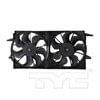 TYC 620090 Dual Radiator and Condenser Fan Assembly Cooling Fan Assembly