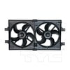 TYC 620190 Dual Radiator and Condenser Fan Assembly Cooling Fan Assembly