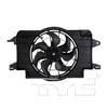 TYC 620390 Dual Radiator and Condenser Fan Assembly Cooling Fan Assembly