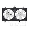 TYC 620400 Dual Radiator and Condenser Fan Assembly Cooling Fan Assembly