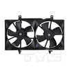 TYC 620420 Dual Radiator and Condenser Fan Assembly Cooling Fan Assembly