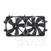 TYC 620450 Dual Radiator and Condenser Fan Assembly Cooling Fan Assembly
