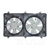 TYC 620690 Dual Radiator and Condenser Fan Assembly Cooling Fan Assembly