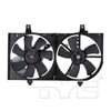 TYC 620730 Dual Radiator and Condenser Fan Assembly Cooling Fan Assembly