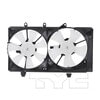 TYC 620740 Dual Radiator and Condenser Fan Assembly Cooling Fan Assembly