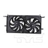 TYC 620770 Dual Radiator and Condenser Fan Assembly Cooling Fan Assembly