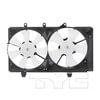 TYC 620820 Dual Radiator and Condenser Fan Assembly Cooling Fan Assembly