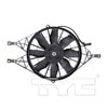 TYC 620880 Dual Radiator and Condenser Fan Assembly Cooling Fan Assembly