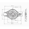 620890 by TYC - Cooling Fan Assembly
