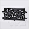 TYC 620910 Dual Radiator and Condenser Fan Assembly Cooling Fan Assembly
