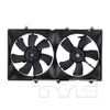 TYC 620930 Dual Radiator and Condenser Fan Assembly Cooling Fan Assembly