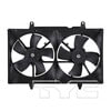 TYC 620940 Dual Radiator and Condenser Fan Assembly Cooling Fan Assembly
