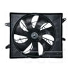 TYC 620950 Dual Radiator and Condenser Fan Assembly Cooling Fan Assembly