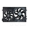 TYC 620990 Dual Radiator and Condenser Fan Assembly Cooling Fan Assembly