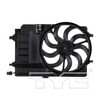 TYC 621080 Dual Radiator and Condenser Fan Assembly Cooling Fan Assembly
