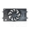 TYC 621100 Dual Radiator and Condenser Fan Assembly Cooling Fan Assembly