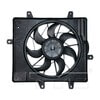 TYC 621240 Dual Radiator and Condenser Fan Assembly Cooling Fan Assembly