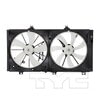 TYC 621300 Dual Radiator and Condenser Fan Assembly Cooling Fan Assembly