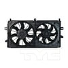 TYC 621420 Dual Radiator and Condenser Fan Assembly Cooling Fan Assembly