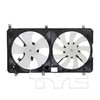 TYC 621650 Dual Radiator and Condenser Fan Assembly Cooling Fan Assembly