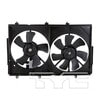 TYC 621820 Dual Radiator and Condenser Fan Assembly Cooling Fan Assembly