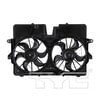 TYC 621920 Dual Radiator and Condenser Fan Assembly Cooling Fan Assembly