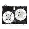 TYC 622080 Dual Radiator and Condenser Fan Assembly Cooling Fan Assembly