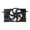 TYC 622090 Dual Radiator and Condenser Fan Assembly Cooling Fan Assembly