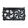 TYC 622220 Dual Radiator and Condenser Fan Assembly Cooling Fan Assembly
