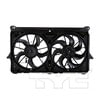 TYC 622230 Dual Radiator and Condenser Fan Assembly Cooling Fan Assembly