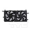 TYC 622340 Dual Radiator and Condenser Fan Assembly Cooling Fan Assembly