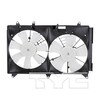 TYC 622510 Dual Radiator and Condenser Fan Assembly Cooling Fan Assembly
