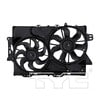 TYC 622610 Dual Radiator and Condenser Fan Assembly Cooling Fan Assembly