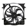 TYC 622690 Dual Radiator and Condenser Fan Assembly Cooling Fan Assembly