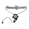 TYC 660567 Window Motor and Regulator Assembly Power Window Motor and Regulator Assembly
