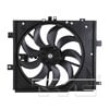 TYC 622770 Dual Radiator and Condenser Fan Assembly Cooling Fan Assembly
