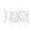 622790 by TYC -  Cooling Fan Assembly