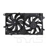 TYC 622850 Dual Radiator and Condenser Fan Assembly Cooling Fan Assembly