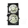 TYC 623200 Dual Radiator and Condenser Fan Assembly Cooling Fan Assembly
