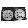 TYC 623370 Dual Radiator and Condenser Fan Assembly Cooling Fan Assembly