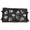 TYC 623620 Dual Radiator and Condenser Fan Assembly Cooling Fan Assembly