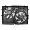 TYC 623730 Dual Radiator and Condenser Fan Assembly Cooling Fan Assembly