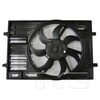 TYC 624220 Dual Radiator and Condenser Fan Assembly Cooling Fan Assembly