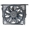 TYC 624260 Dual Radiator and Condenser Fan Assembly Cooling Fan Assembly