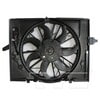 TYC 624280 Dual Radiator and Condenser Fan Assembly Cooling Fan Assembly