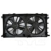 TYC 624570 Dual Radiator and Condenser Fan Assembly Cooling Fan Assembly