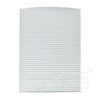 TYC 800196P Cabin Air Filter Cabin Air Filter