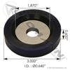 Automann M17449UB Engine Mount Bushing Engine Mount Bushing - Poly, IHC